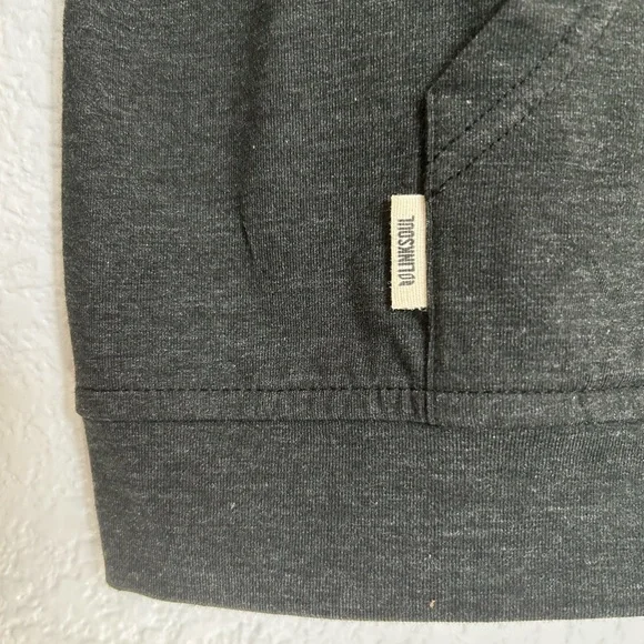Linksoul Men's Charcoal Hoddie Zip-Up Lightweight jacket with pockets - Picture 4 of 10